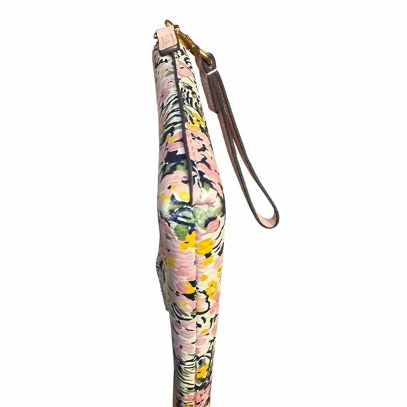 Tory Burch Britten Large Zip Pouch Wristlet (A687) - Picture 9 of 10